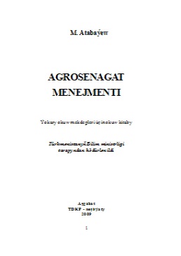 Agrosenagat menejmenti